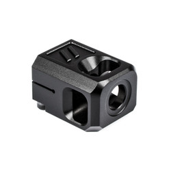 ZEV PRO Compensator V2, 1/2x28 Threading, 9mm, Black - Right Angle